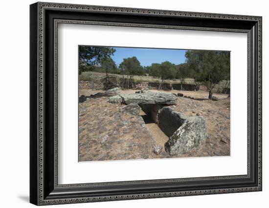 Tomba Di Giganti Moru, a Bronze Age Funerary Monument Dating from 1300 Bc-Ethel Davies-Framed Photographic Print