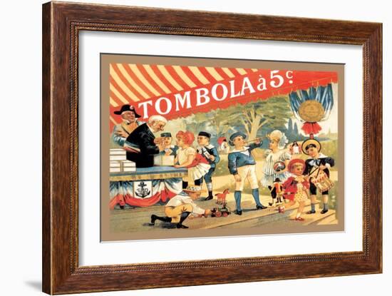 Tombola-Th?ophile Alexandre Steinlen-Framed Art Print