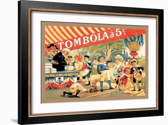 Tombola-Th?ophile Alexandre Steinlen-Framed Art Print