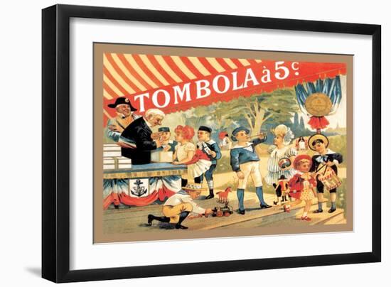 Tombola-Th?ophile Alexandre Steinlen-Framed Art Print