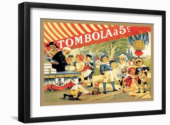 Tombola-Théophile Alexandre Steinlen-Framed Art Print