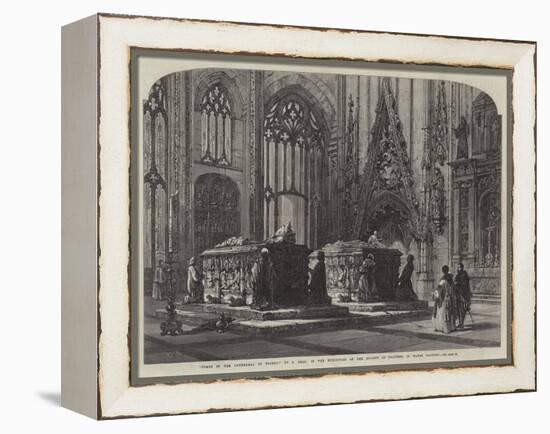 Tombs in the Cathedral of Toledo-Samuel Read-Framed Premier Image Canvas