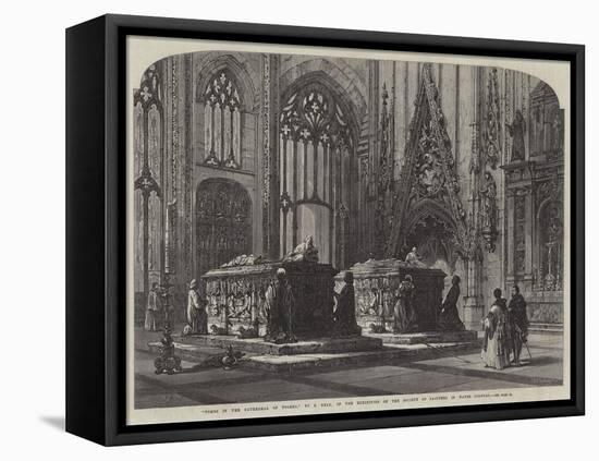 Tombs in the Cathedral of Toledo-Samuel Read-Framed Premier Image Canvas