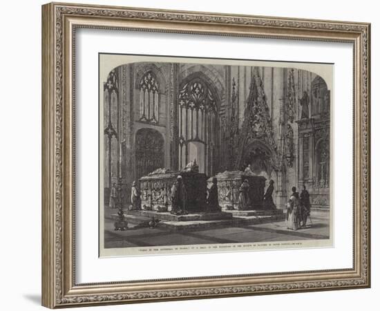 Tombs in the Cathedral of Toledo-Samuel Read-Framed Giclee Print