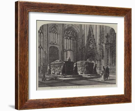 Tombs in the Cathedral of Toledo-Samuel Read-Framed Giclee Print