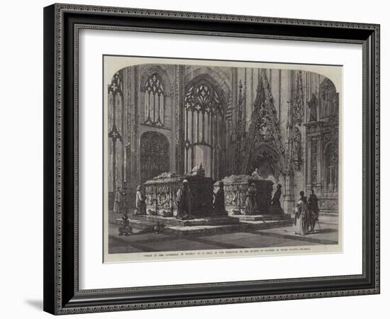 Tombs in the Cathedral of Toledo-Samuel Read-Framed Giclee Print