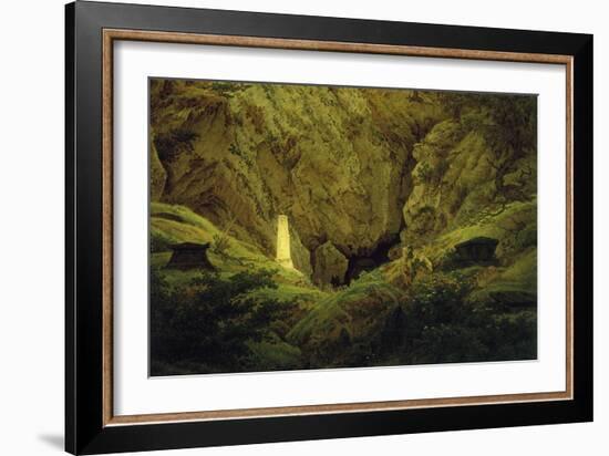 Tombs of Ancient Heroes-Caspar David Friedrich-Framed Premium Giclee Print