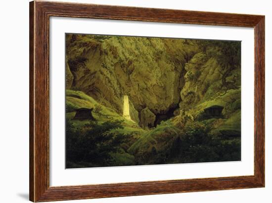 Tombs of Ancient Heroes-Caspar David Friedrich-Framed Giclee Print