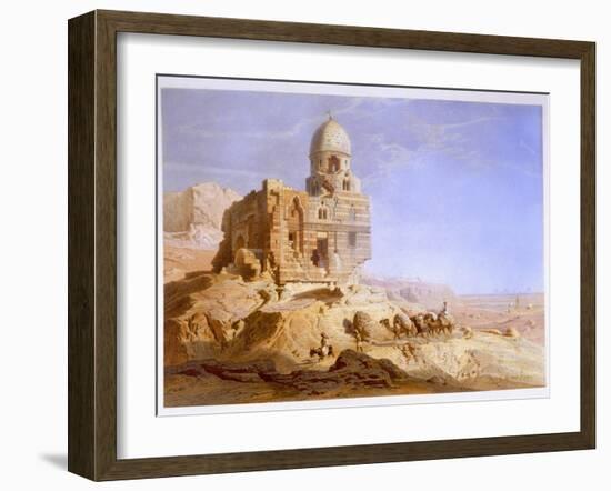 Tombs of the Khalifs, Cairo, 1871-Carl Friedrich Heinrich Werner-Framed Giclee Print