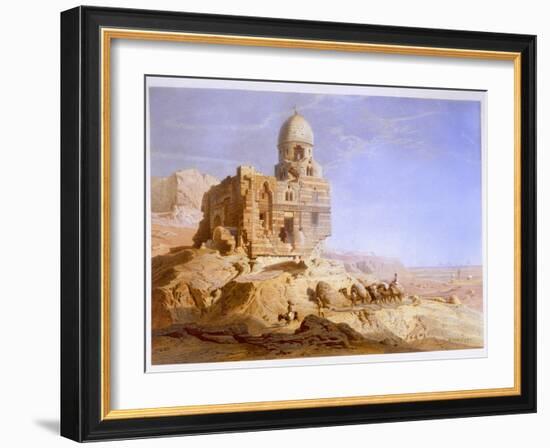 Tombs of the Khalifs, Cairo, 1871-Carl Friedrich Heinrich Werner-Framed Giclee Print