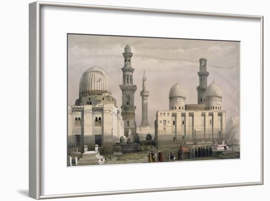 Tombs of the Memlooks, Cairo, with an Arab Funeral-David Roberts-Framed Giclee Print