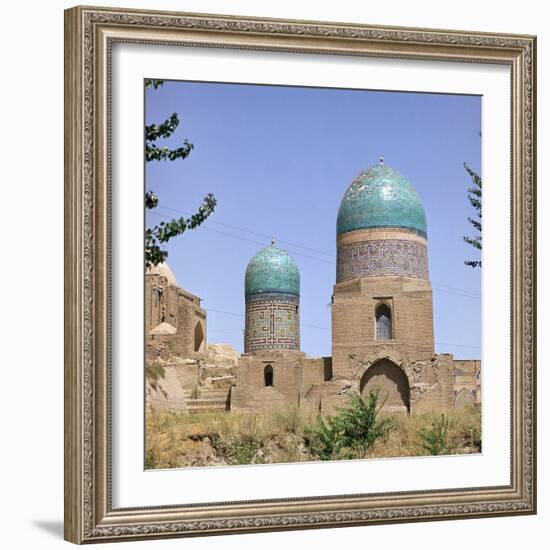 Tombs of Timurs Nurse and Her Daughter in Shah-I Zindah, 14th Century-CM Dixon-Framed Photographic Print