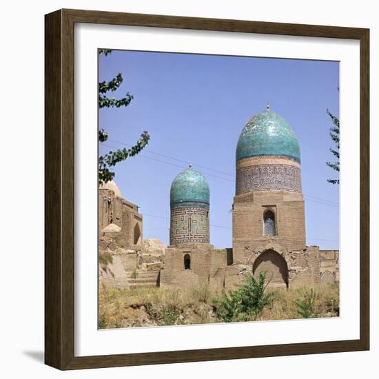 Tombs of Timurs Nurse and Her Daughter in Shah-I Zindah, 14th Century-CM Dixon-Framed Photographic Print