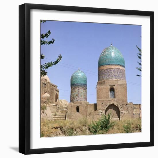 Tombs of Timurs Nurse and Her Daughter in Shah-I Zindah, 14th Century-CM Dixon-Framed Photographic Print