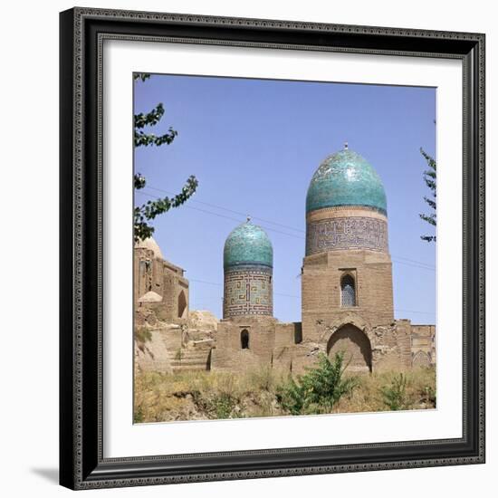 Tombs of Timurs Nurse and Her Daughter in Shah-I Zindah, 14th Century-CM Dixon-Framed Photographic Print