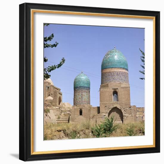 Tombs of Timurs Nurse and Her Daughter in Shah-I Zindah, 14th Century-CM Dixon-Framed Photographic Print
