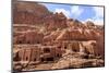 Tombs, Street of Facades, Petra, UNESCO World Heritage Site, Jordan, Middle East-Eleanor Scriven-Mounted Photographic Print