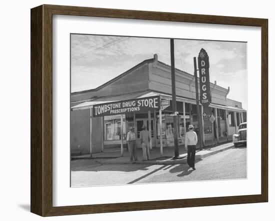 Tombstone Drug Store-Peter Stackpole-Framed Photographic Print