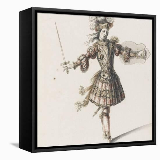 Tome III (1696 DR à 1761DR) : Costumes de fêtes et de mascarades. Théâtre d-Jean I Berain-Framed Premier Image Canvas