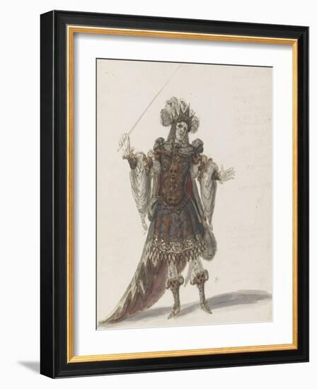 Tome III (1696 DR à 1761DR) : Costumes de fêtes et de mascarades. Théâtre d-Jean I Berain-Framed Giclee Print