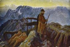 Alpini in the Trenches in Giudicarie Valleys, Italian Propaganda Postcard-Tommaso Cascella-Giclee Print