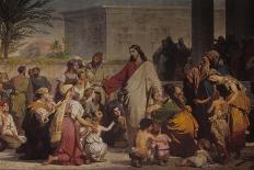 Christ Among the Children-Tommaso da Rin-Stretched Canvas