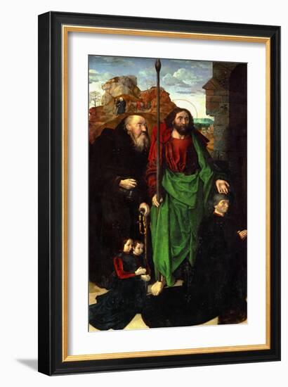 Tommaso Portinari and His Two Sons-Hugo van der Goes-Framed Giclee Print