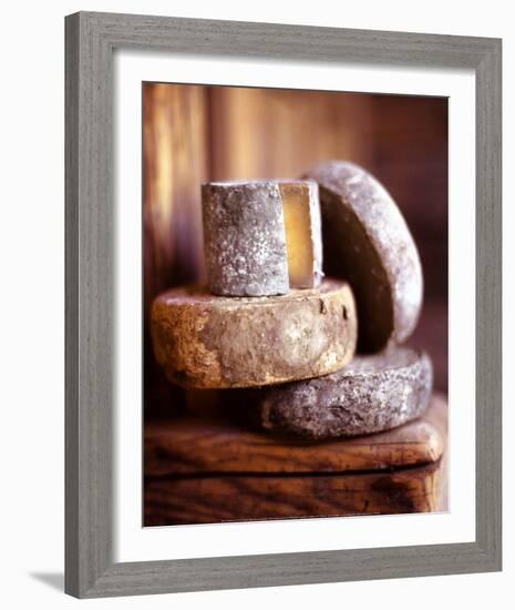 Tomme Cheese Assortment-Cabannes & Ryman-Framed Art Print