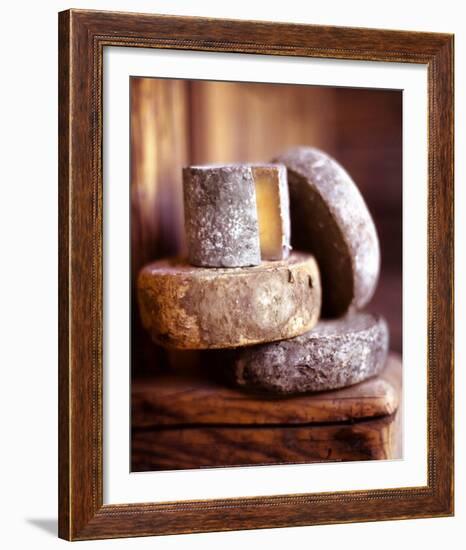 Tomme Cheese Assortment-Cabannes & Ryman-Framed Art Print