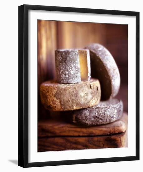 Tomme Cheese Assortment-Cabannes & Ryman-Framed Art Print