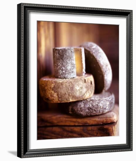 Tomme Cheese Assortment-Cabannes & Ryman-Framed Art Print