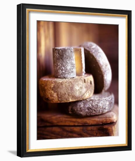 Tomme Cheese Assortment-Cabannes & Ryman-Framed Art Print