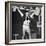 Tommy Kono Winning the Gold Medal for Men's Weightlifting at the 1956 Melbourne Olympics-null-Framed Photographic Print