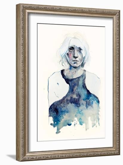 Tomorrow's Final Crash-Agnes Cecile-Framed Art Print