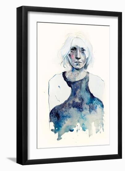 Tomorrow's Final Crash-Agnes Cecile-Framed Art Print