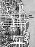 New York City Street Map-Tompsett Michael-Art Print