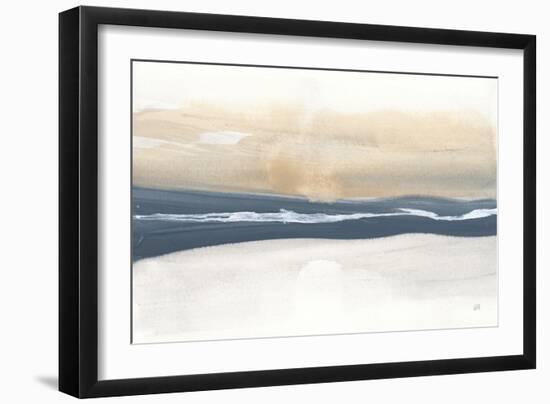 Tonal Blue Gray IV Crop-Chris Paschke-Framed Art Print