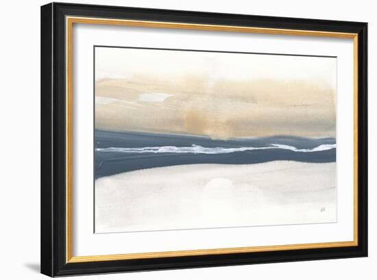 Tonal Blue Gray IV Crop-Chris Paschke-Framed Art Print