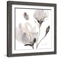 Tonal Magnolias I-Lanie Loreth-Framed Art Print