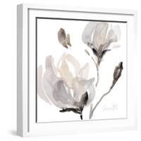 Tonal Magnolias I-Lanie Loreth-Framed Art Print