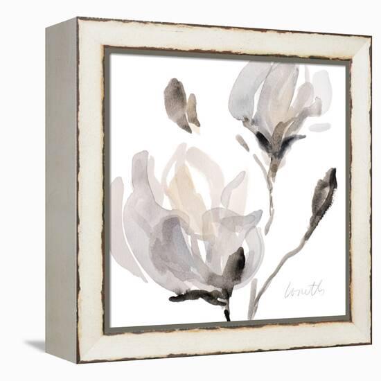 Tonal Magnolias I-Lanie Loreth-Framed Stretched Canvas