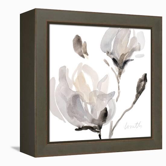 Tonal Magnolias I-Lanie Loreth-Framed Stretched Canvas