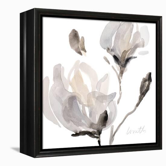 Tonal Magnolias I-Lanie Loreth-Framed Stretched Canvas