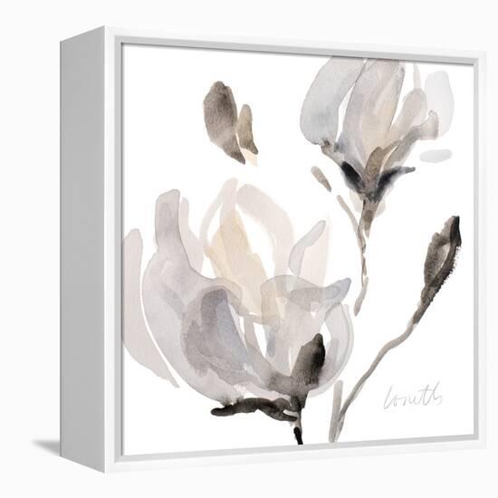 Tonal Magnolias I-Lanie Loreth-Framed Stretched Canvas