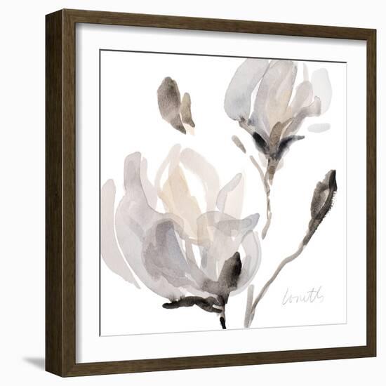 Tonal Magnolias I-Lanie Loreth-Framed Premium Giclee Print