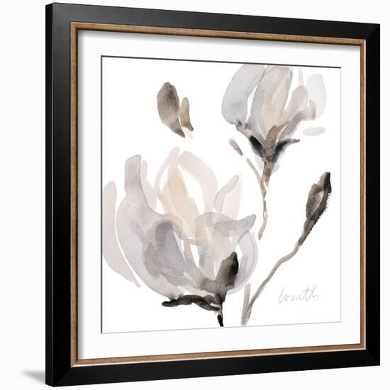 Tonal Magnolias I-Lanie Loreth-Framed Premium Giclee Print