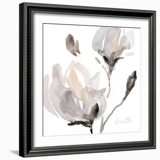 Tonal Magnolias I-Lanie Loreth-Framed Premium Giclee Print