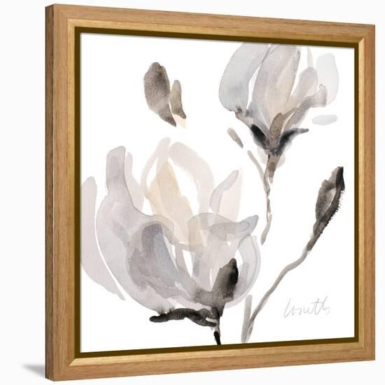 Tonal Magnolias I-Lanie Loreth-Framed Stretched Canvas