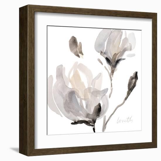 Tonal Magnolias I-Lanie Loreth-Framed Art Print