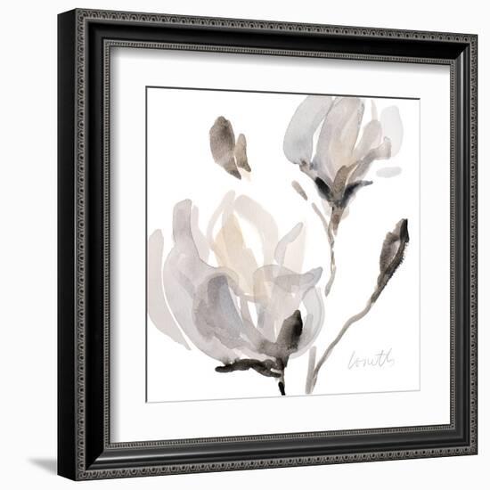 Tonal Magnolias I-Lanie Loreth-Framed Art Print